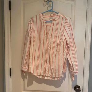 J Crew button up blouse M